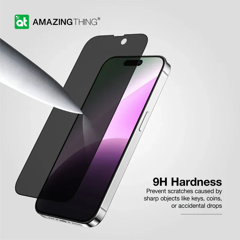 AmazingThing Radix Supreme Glass for iPhone 15 Pro (Privacy)