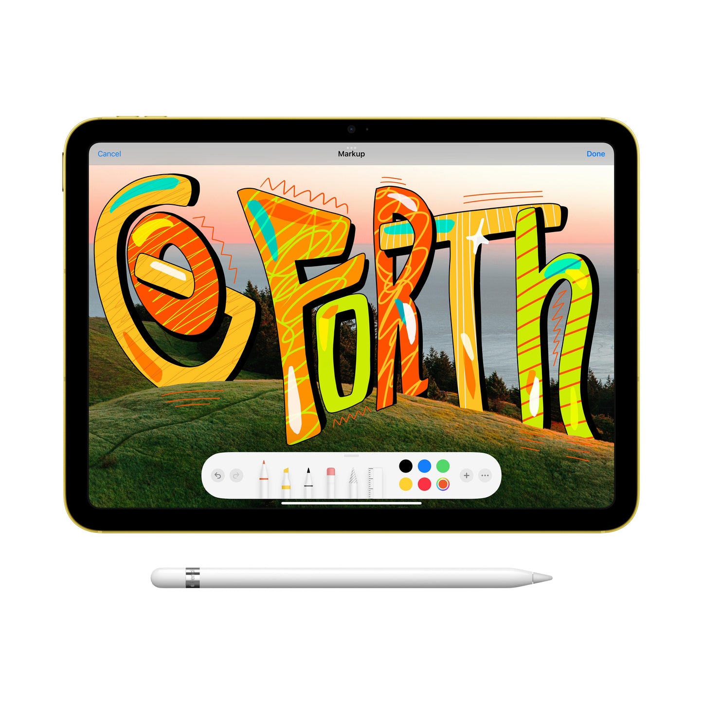 10.9-inch iPad Wi-Fi + Cellular 256GB - Yellow (10th generation)