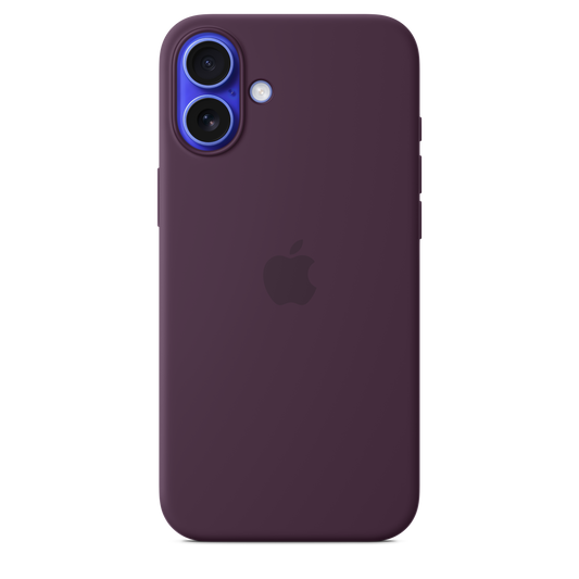 iPhone 16 Plus Silicone Case with MagSafe - Plum