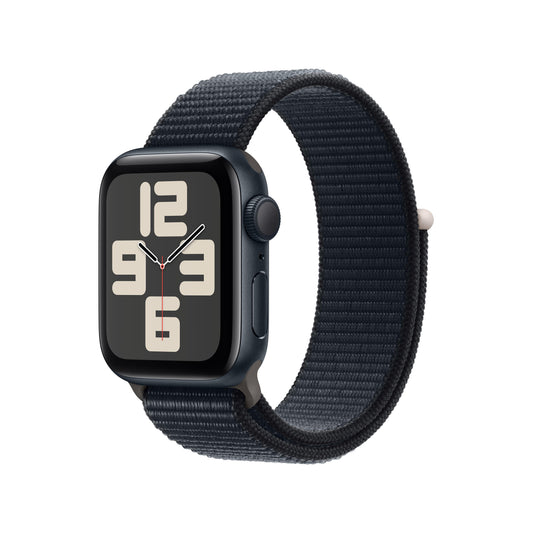 Apple Watch SE GPS 40mm Midnight Aluminium Case with Midnight Sport Loop