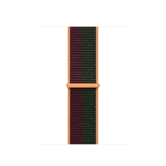 41mm Dark Cherry/Forest Green Sport Loop