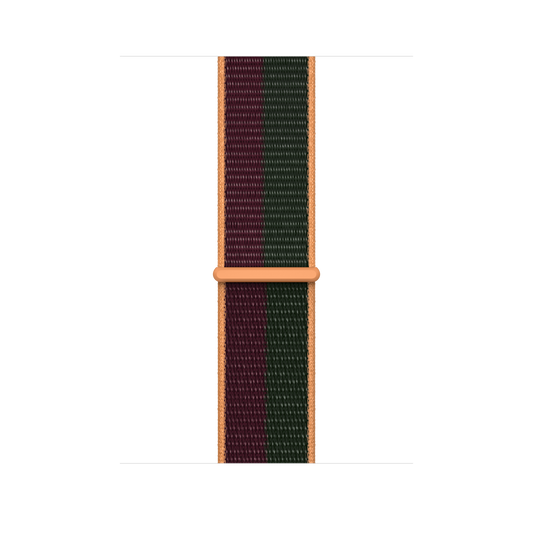 45mm Dark Cherry/Forest Green Sport Loop