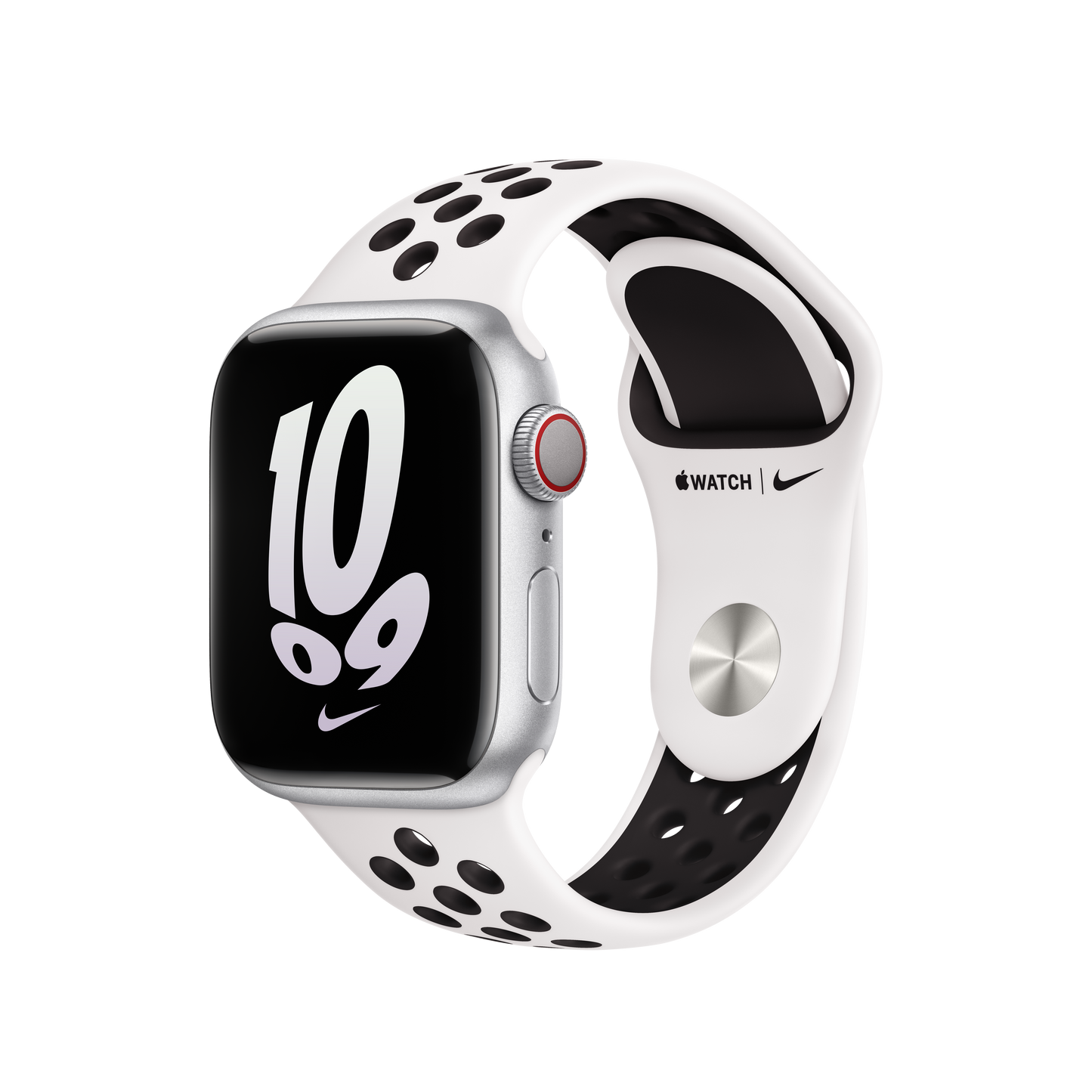 41mm Summit White/Black Nike Sport Band