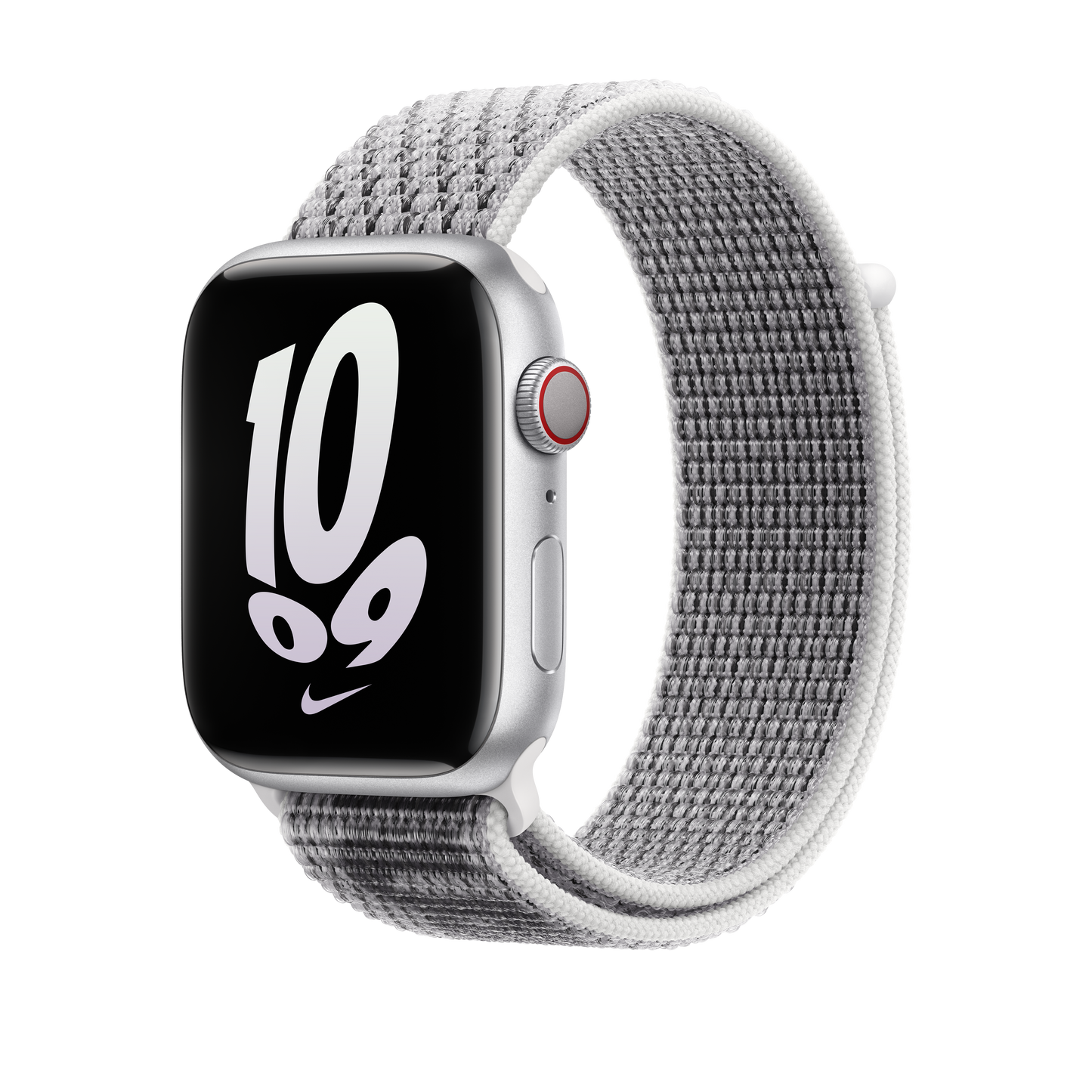 45mm Summit White/Black Nike Sport Loop