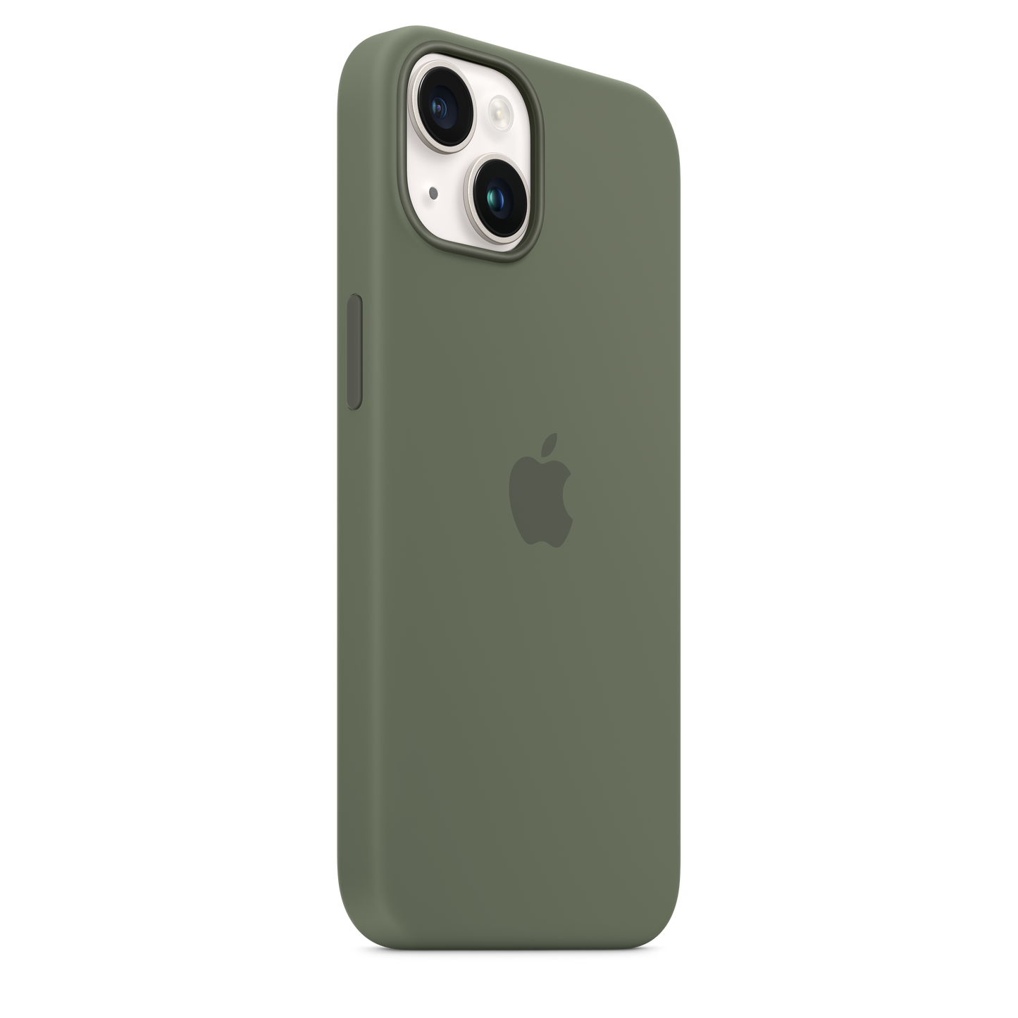 iPhone 14 Silicone Case with MagSafe - Olive